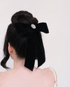 Isabel Velvet Bow Barrette