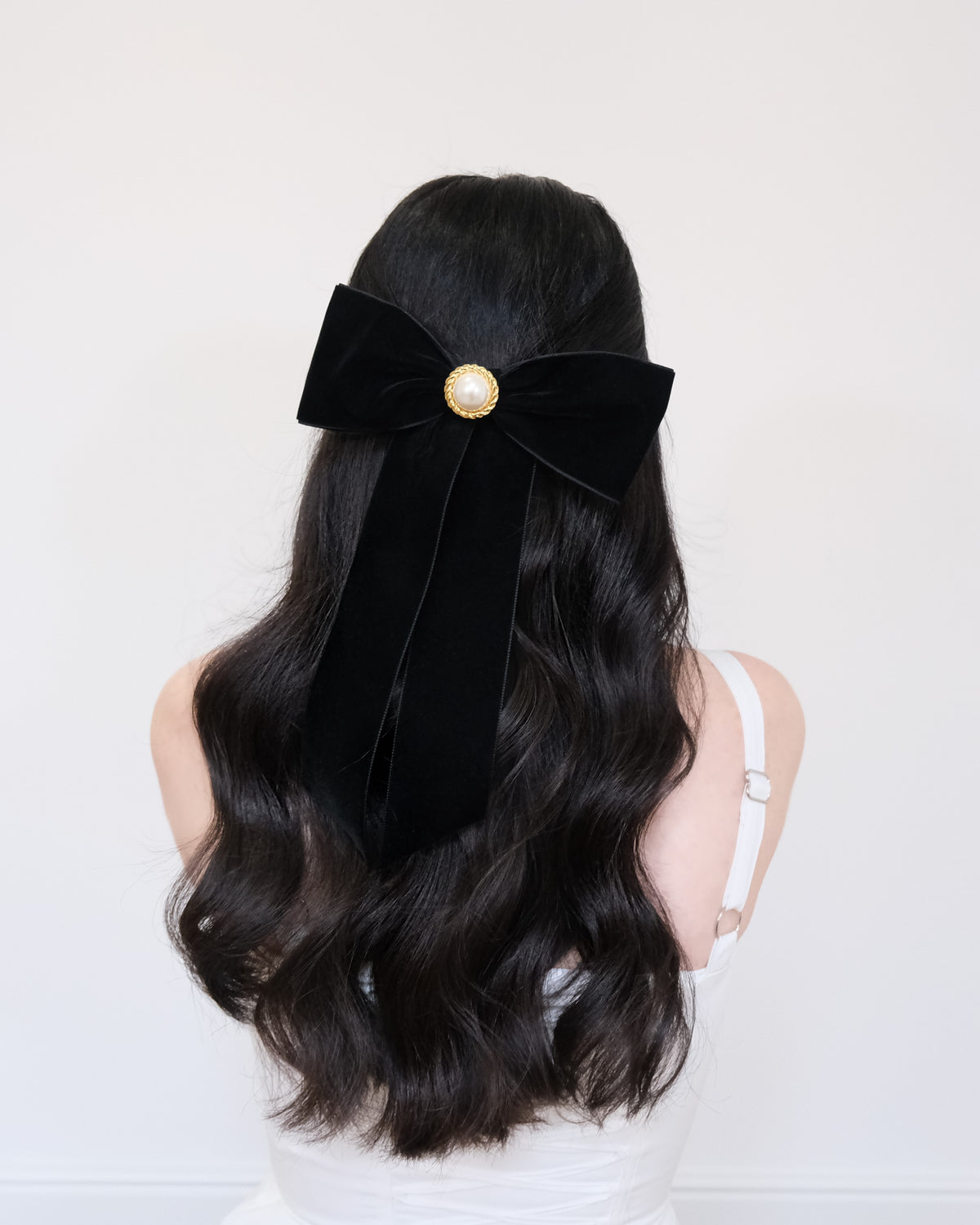 Eloise Velvet Bow Barrette