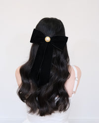 Eloise Velvet Bow Barrette