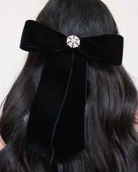 Isabel Velvet Bow Barrette