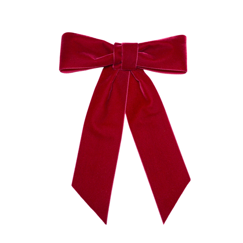 Juliette Velvet Bow Barrette